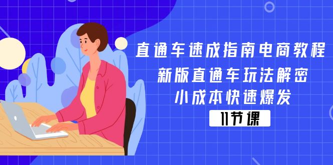 （11537期）直通车 速成指南电商教程：新版直通车玩法解密，小成本快速爆发（11节）-网创学习网