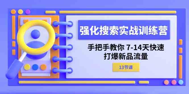 强化搜索实战训练营，手把手教你7-14天快速打爆新品流量（13节课）-网创学习网