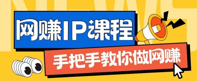 ip合伙人打造1.0，从0到1教你做网创，实现月入过万【揭秘】-网创学习网