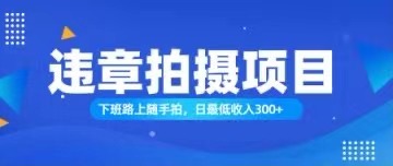 （11698期）随手拍也能赚钱？对的日入300+-网创学习网