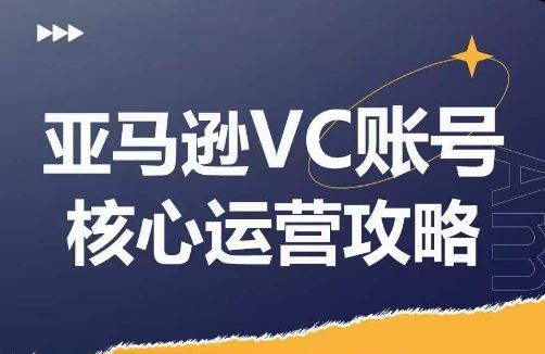 亚马逊VC账号核心玩法解析，实战经验拆解产品模块运营技巧，提升店铺GMV，有效提升运营利润-网创学习网