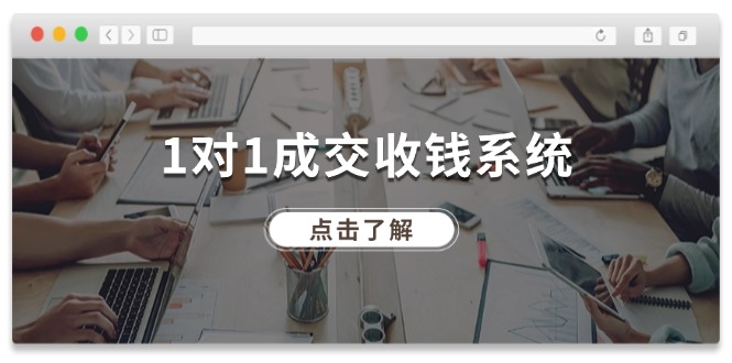 （11936期）1对1成交 收钱系统，十年专注于引流和成交，全网130万+粉丝-网创学习网