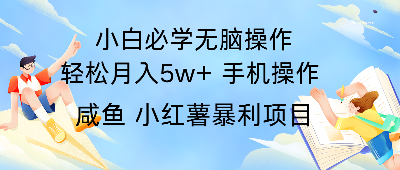 全网首发2024最暴利手机操作项目，简单无脑操作，每单利润最少500+-网创学习网